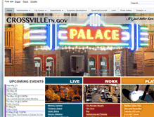 Tablet Screenshot of crossvilletn.gov